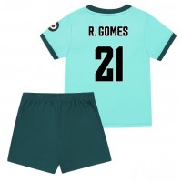 Wolves Rodrigo Gomes #21 Vonkajší Detský futbalový dres 2025-26 Krátky Rukáv (+ trenírky)
